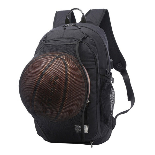 Laptop,Sport,School,Charging Men Sport football/Basketball Backpack