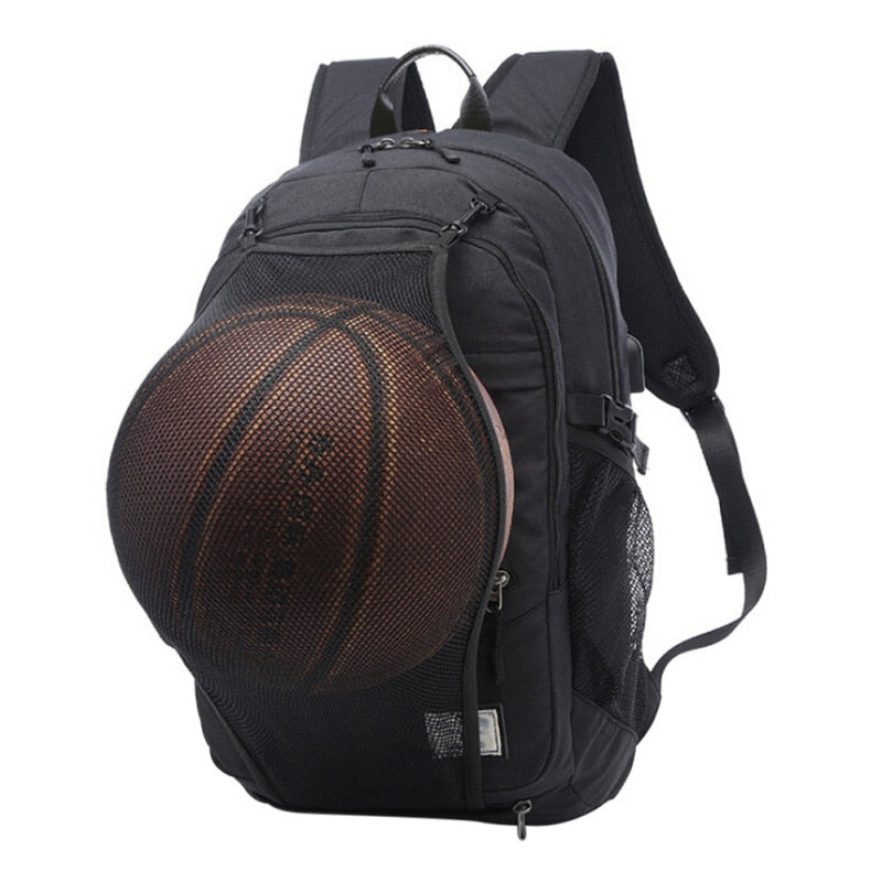 Laptop,Sport,School,Charging Men Sport football/Basketball Backpack